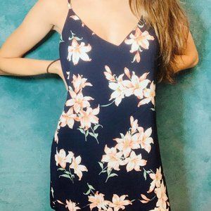 Lulu's Floral Slip Dress
